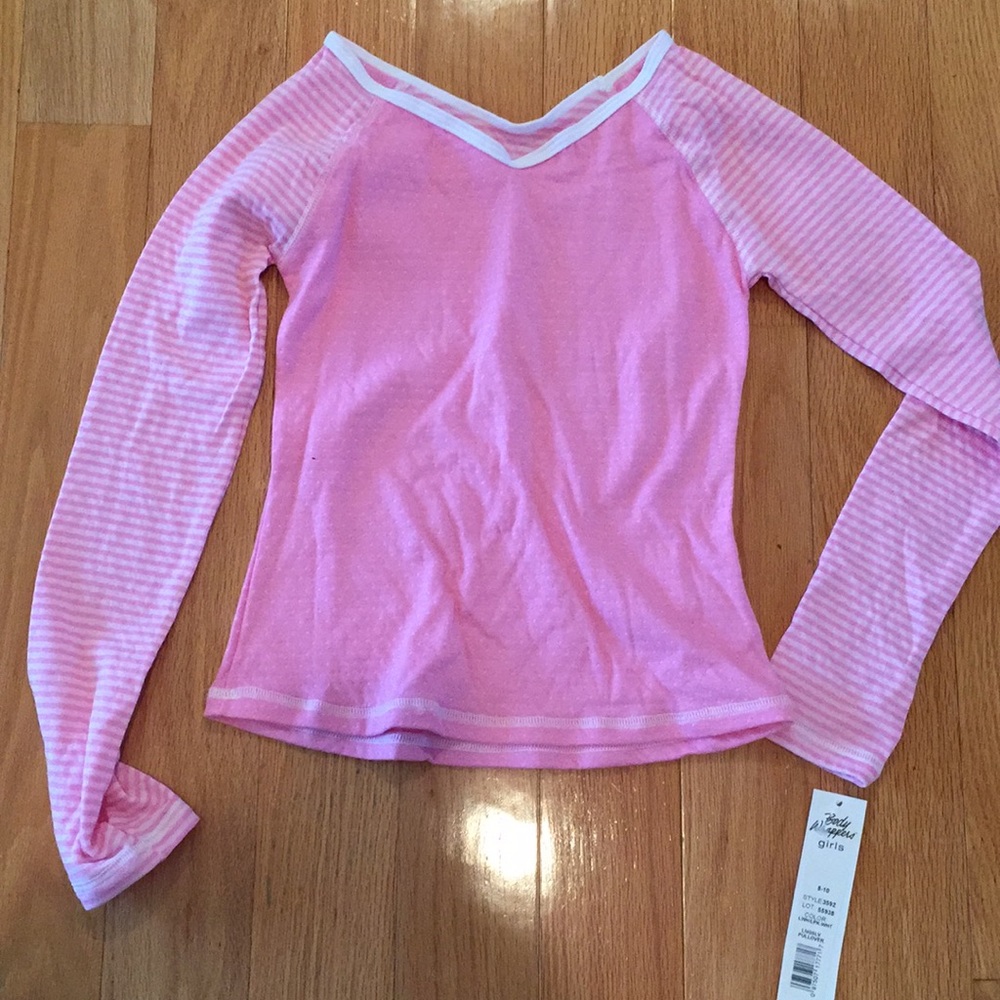 Body Wrappers dance warm up top